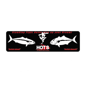 Наклейка Hots Sticker Kingfish & Amberjac Черный