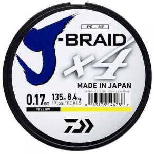 Плетеный шнур Daiwa J-BRAIDX4 0.15мм