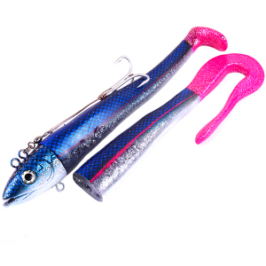 Balzer Adrenalin Arctic Eel 400гр Синий Серебристый-Glitter/P