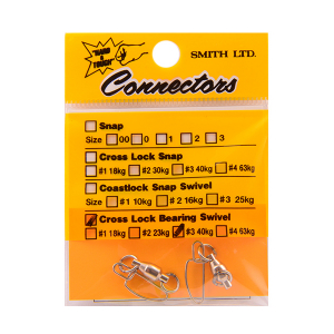 Вертлюг с карабином smith Cross Lock Bearing Swivel #2 (23кг)