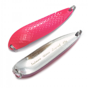 Блесна Salmon River Legend 45гр Красный-Розовый