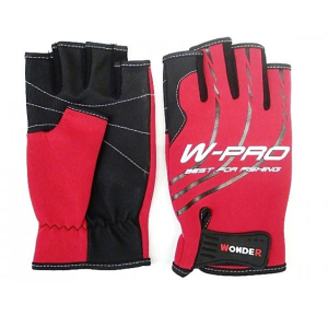 Перчатки без пальцев Wonder W-PRO Красный L