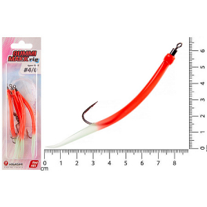 Оснастка HIGASHI Gummi Makk rig SB3 #01 Красный (#12-0)