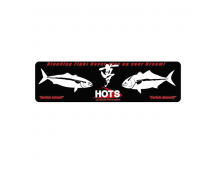 Наклейка Hots Sticker Kingfish & Amberjac Black