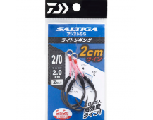 Ассист крючки Daiwa Saltiga Assist Hook SS Light Jigging 3см #2/0